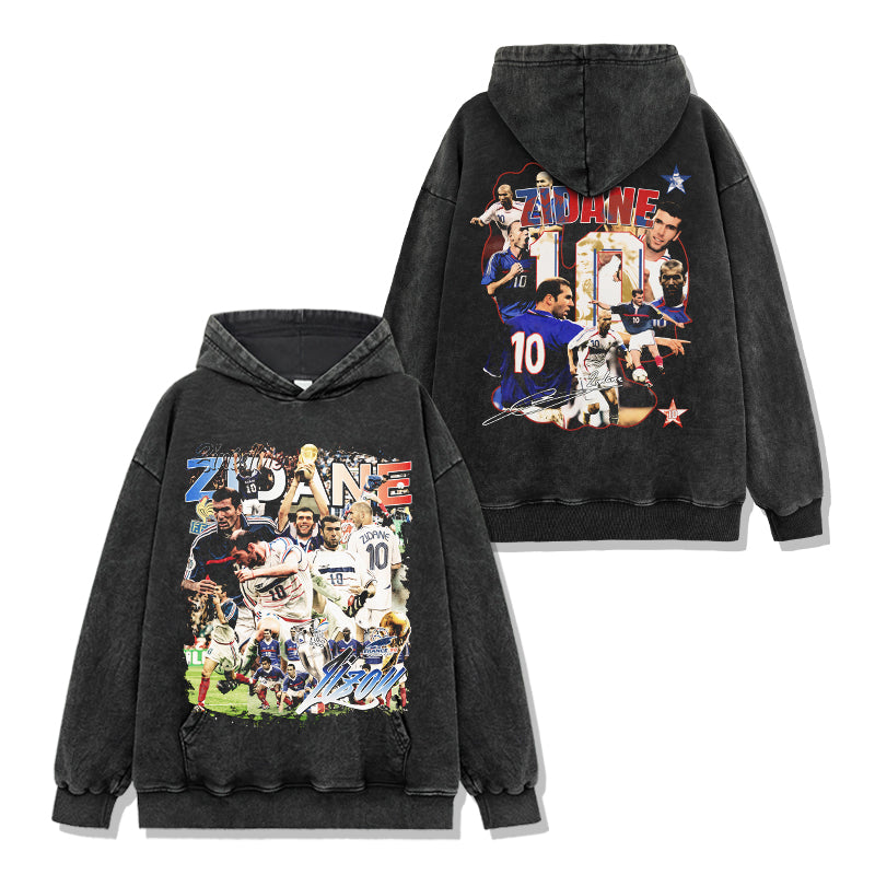 Zinedine Zidane â€œSignatureâ€Â Hoodie T-Shirts, Sweatshirt | CoreVibeTees.com (Image 2)
