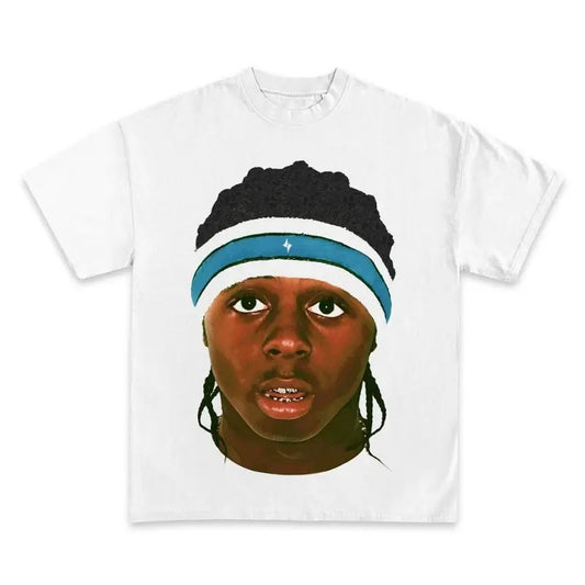 WEEZY F.BABY T-SHIRT Rap Tee Vintage Style Concert Merch Graphic Face Tee Rare Hip Hop