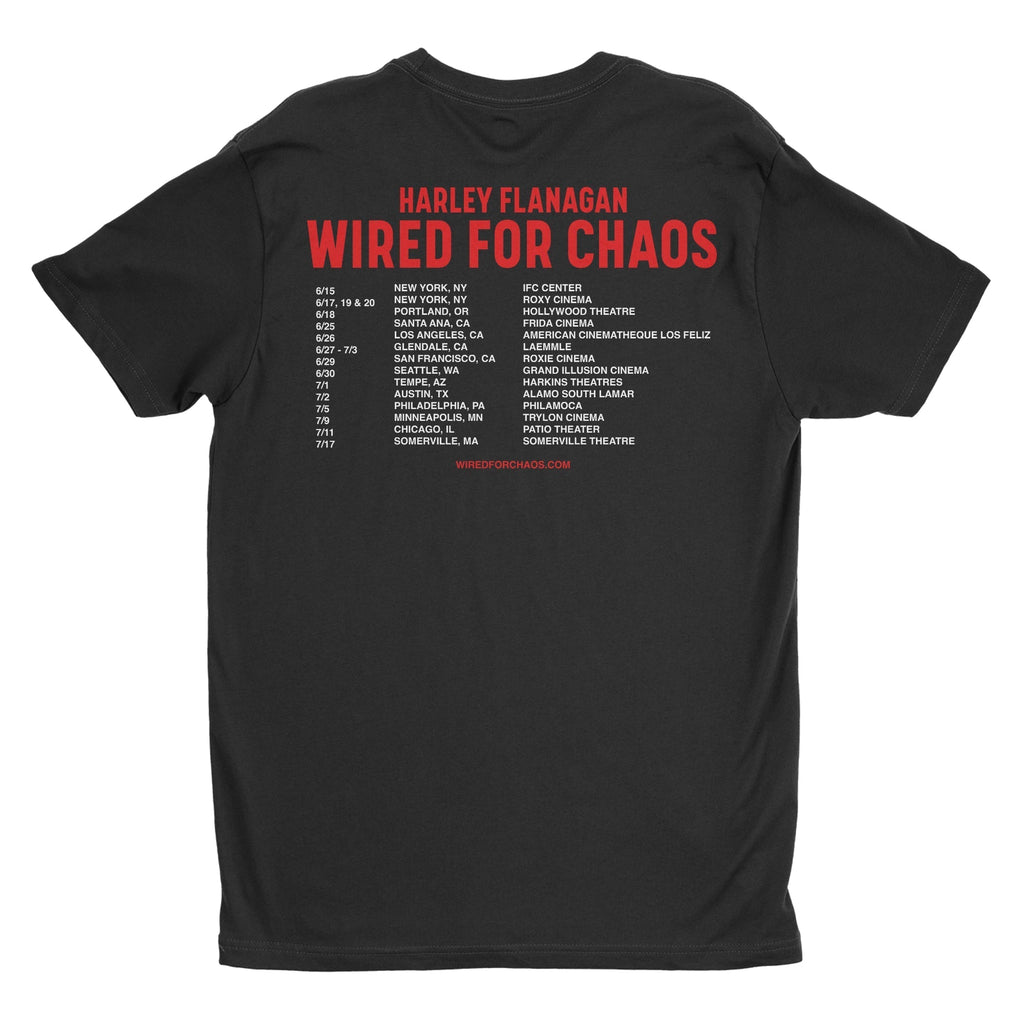 Harley Flanagan - Wired For Chaos Q&A Tour t-shirt Hoodie, Sweatshirt | CoreVibeTees.com (Image 3)