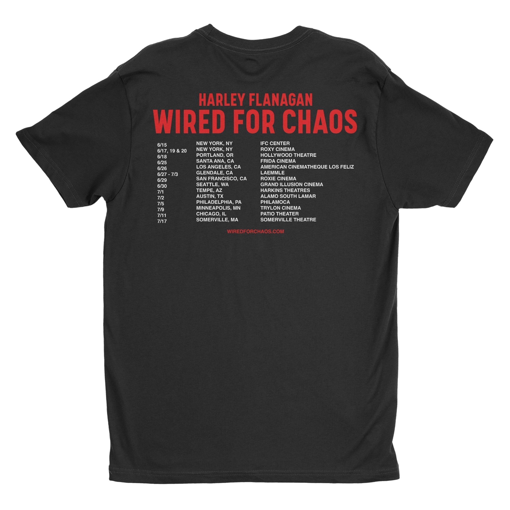 Harley Flanagan - Wired For Chaos Q&A Tour t-shirt Hoodie, Sweatshirt | CoreVibeTees.com (Image 3)
