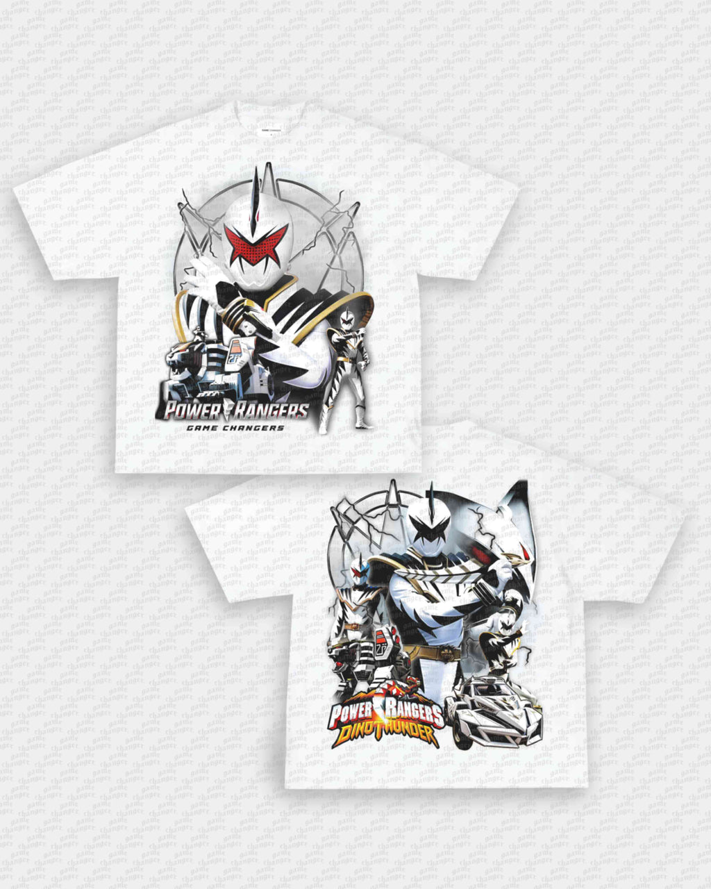 WHITE DINO RANGER V2 TEE - [DS] Hoodie, Sweatshirt | CoreVibeTees.com (Image 3)