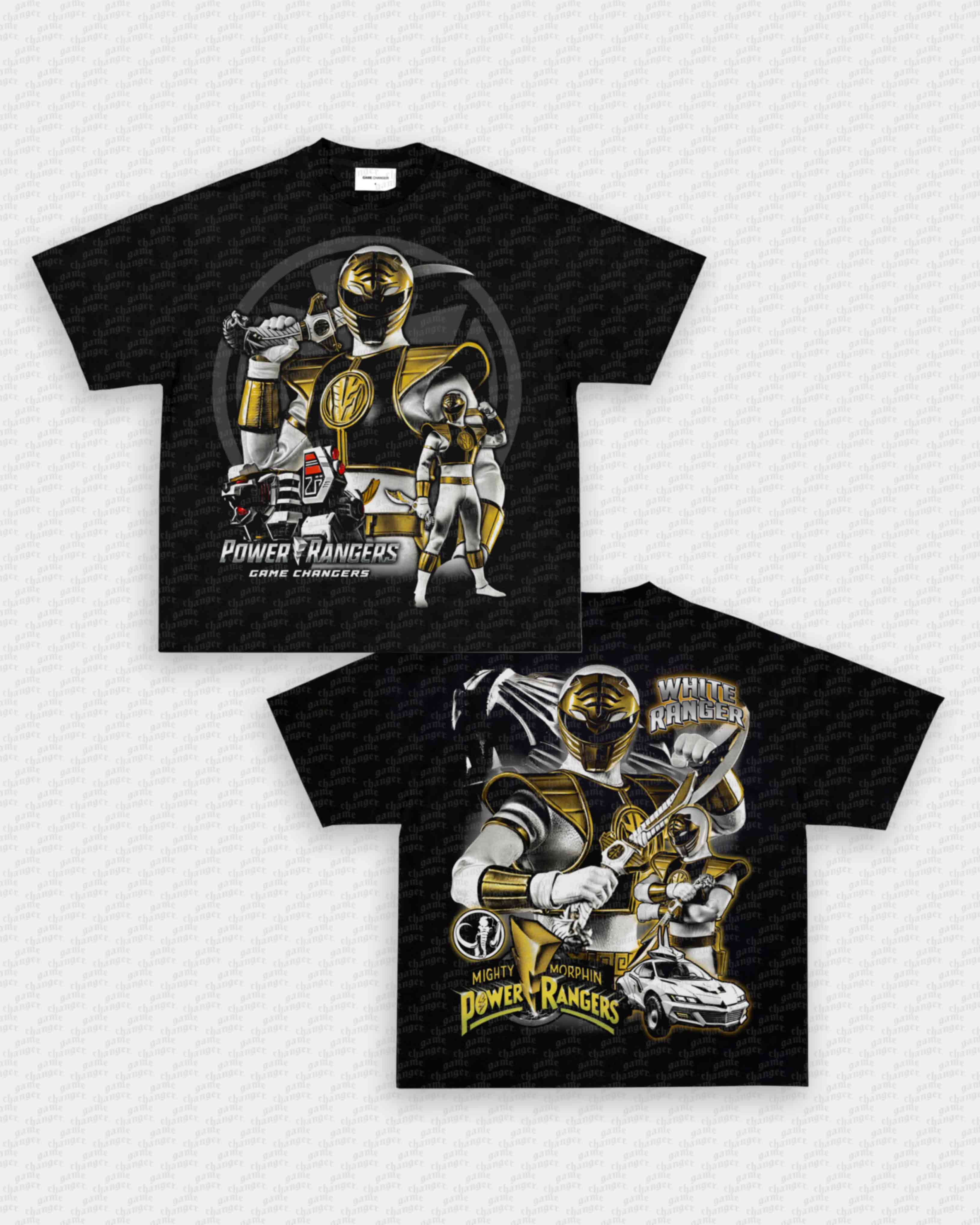 WHITE RANGER V2 TEE - [DS] Hoodie, Sweatshirt | CoreVibeTees.com (Image 1)