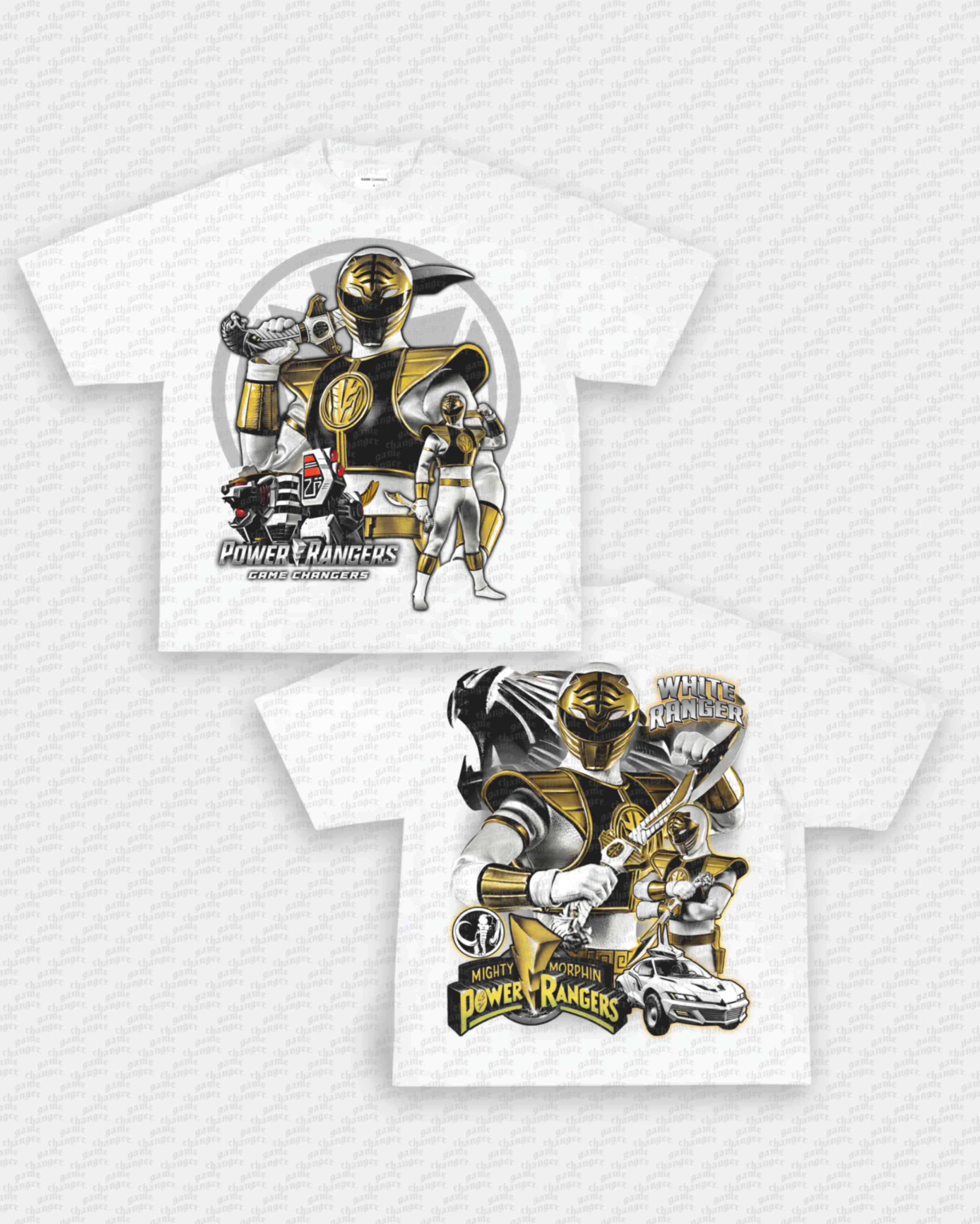 WHITE RANGER V2 TEE - [DS] Hoodie, Sweatshirt | CoreVibeTees.com (Image 3)
