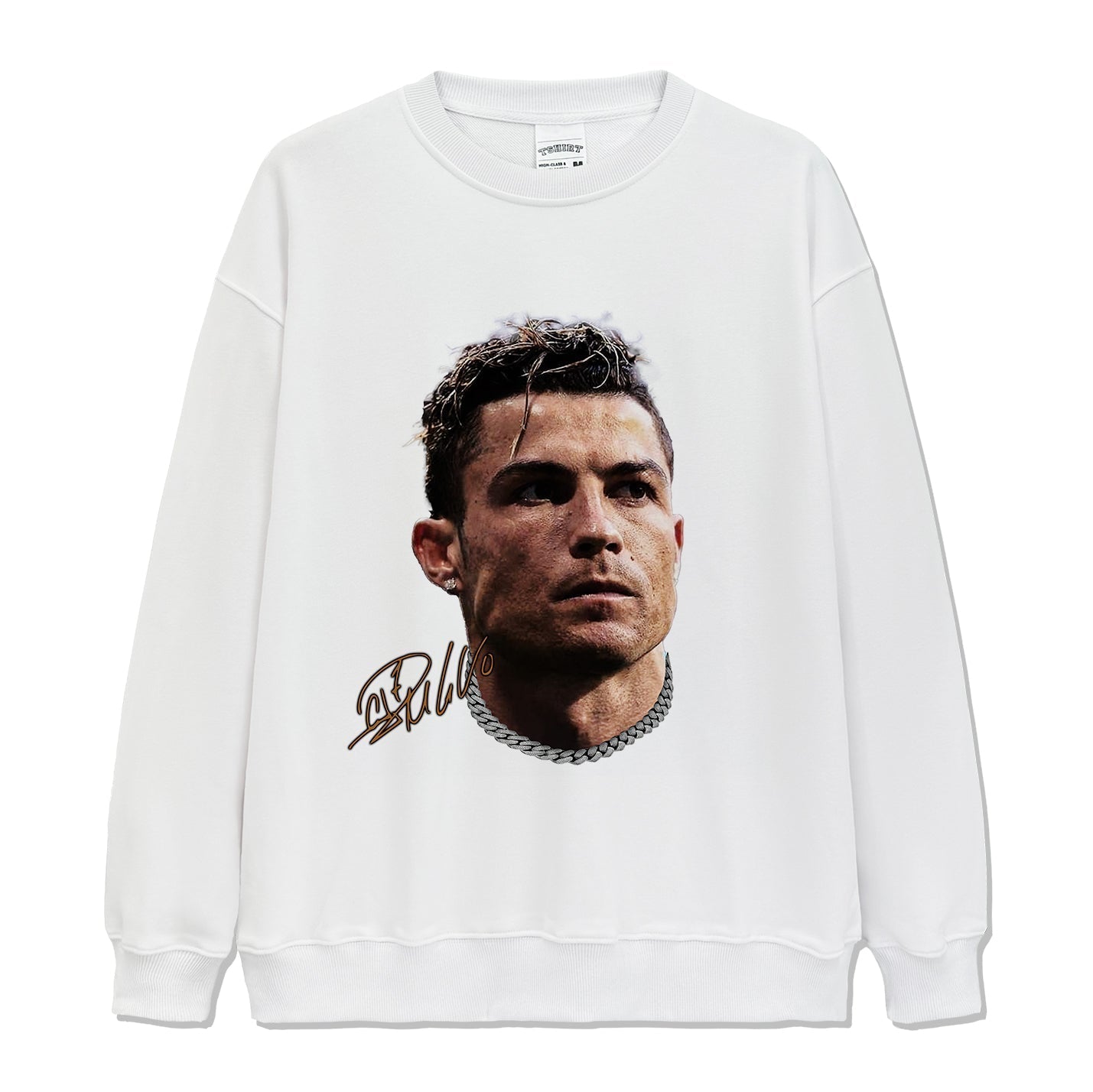 Cristiano Ronaldo â€œSignatureâ€ Sweatshirt Style001 T-Shirts, Hoodie | CoreVibeTees.com (Image 1)