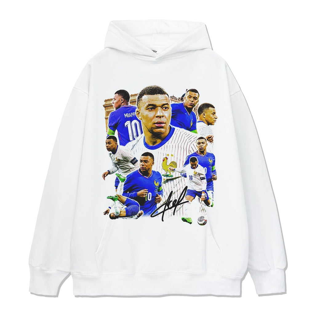 Kylian MbappÃ© â€œSignatureâ€ Hoodie T-Shirts, Sweatshirt | CoreVibeTees.com (Image 2)