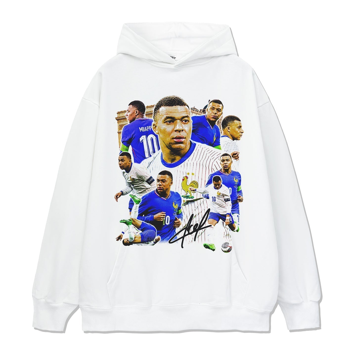 Kylian MbappÃ© â€œSignatureâ€ Hoodie T-Shirts, Sweatshirt | CoreVibeTees.com (Image 2)