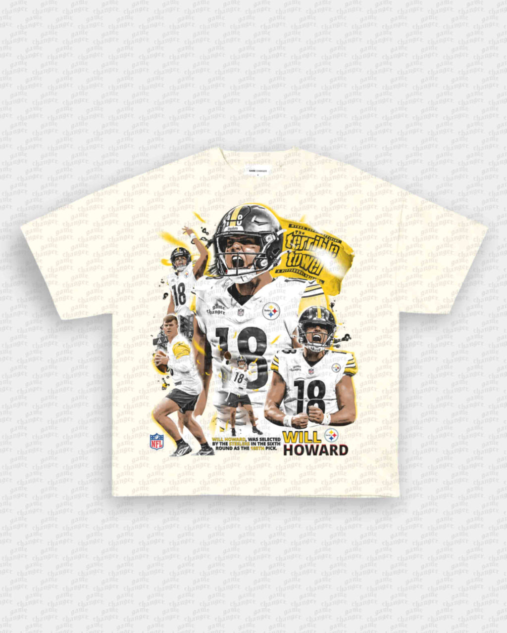 WILL HOWARD - STEELERS TEE Hoodie, Sweatshirt | CoreVibeTees.com (Image 2)