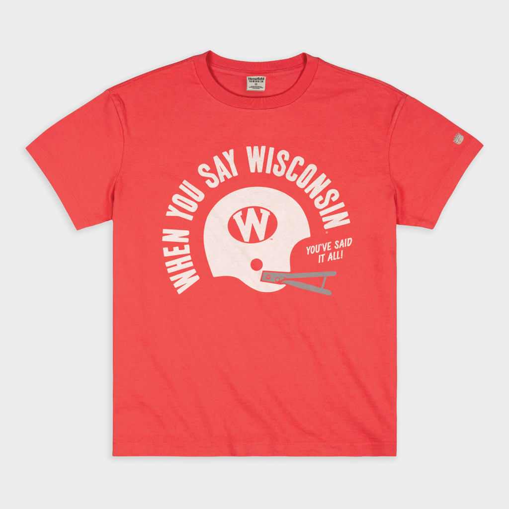 When You Say Wisconsin Vintage Heavyweight Tee Style001 Hoodie, Sweatshirt | CoreVibeTees.com (Image 1)
