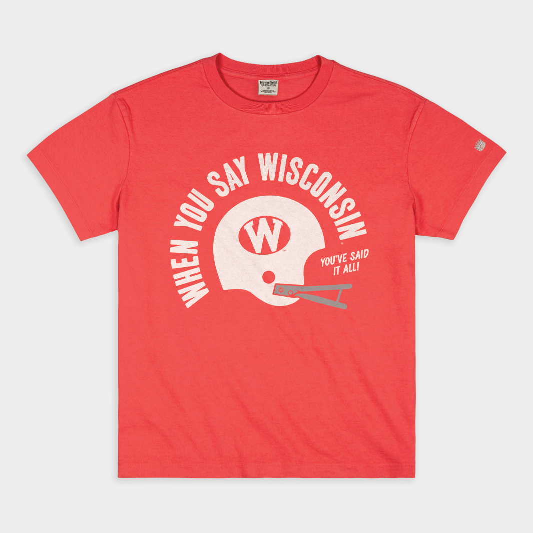 When You Say Wisconsin Vintage Heavyweight Tee Style001 Hoodie, Sweatshirt | CoreVibeTees.com (Image 1)