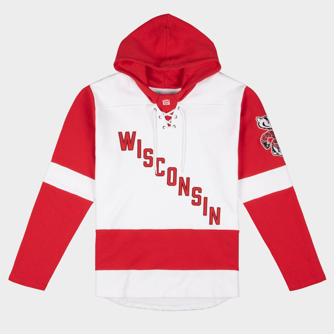 Wisconsin Badgers Hockey Rinkside Hoodie Style001 T-Shirts, Sweatshirt | CoreVibeTees.com (Image 1)