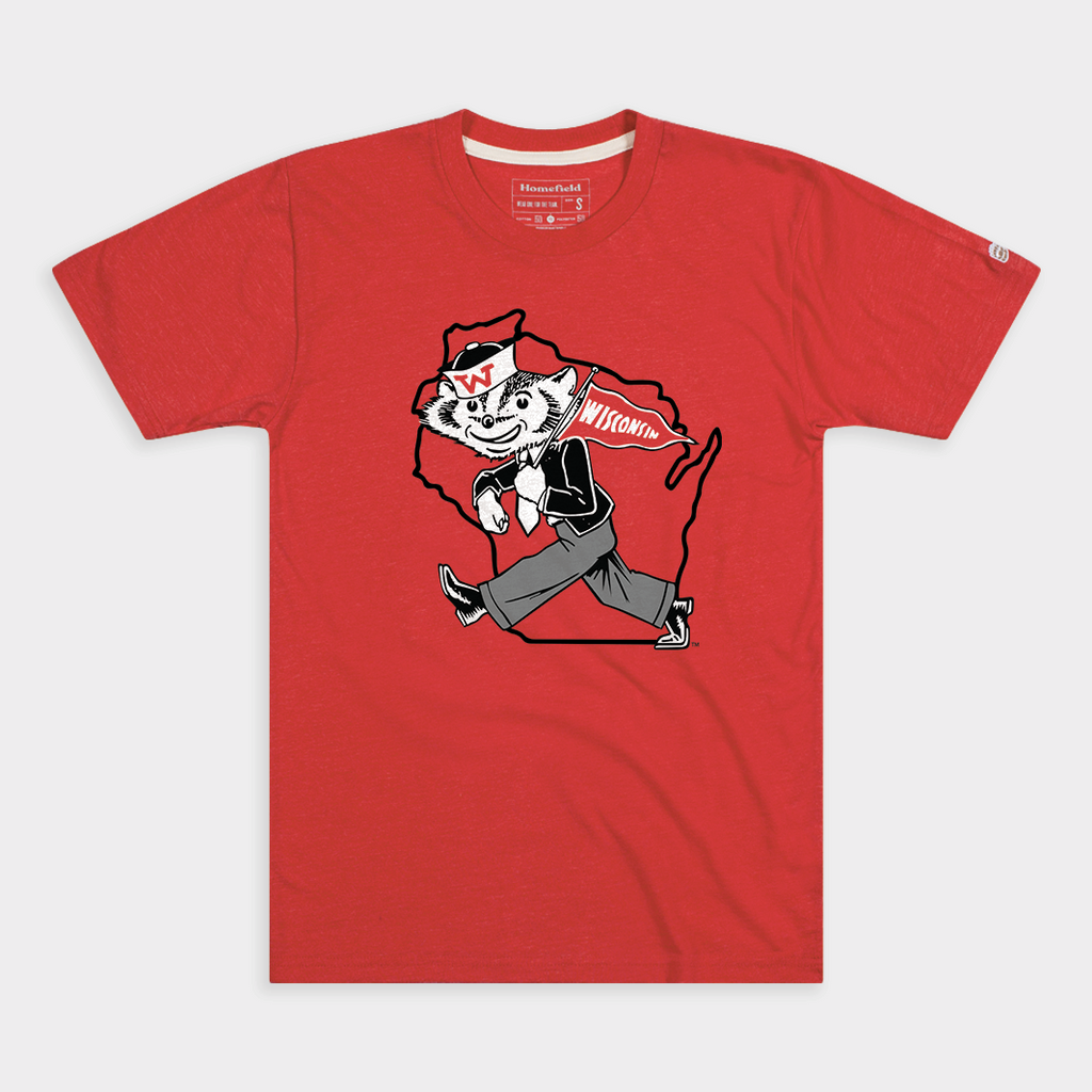 Vintage Freshman Bucky Badger Tee Style001 Hoodie, Sweatshirt | CoreVibeTees.com
