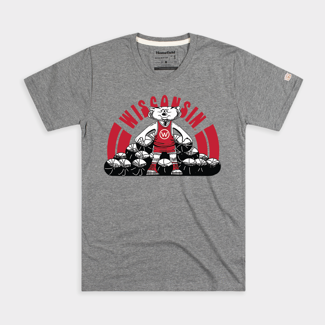 1970s Wisconsin Badgers Basketball T-Shirt Style001 Hoodie, Sweatshirt | CoreVibeTees.com