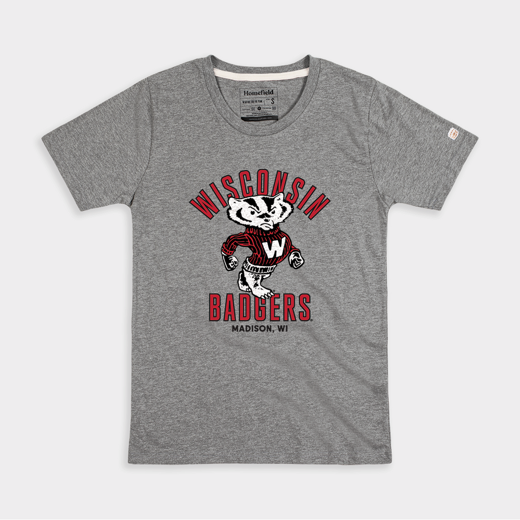 Wisconsin Badgers Vintage Bucky Women's Tee Style001 Hoodie, Sweatshirt | CoreVibeTees.com
