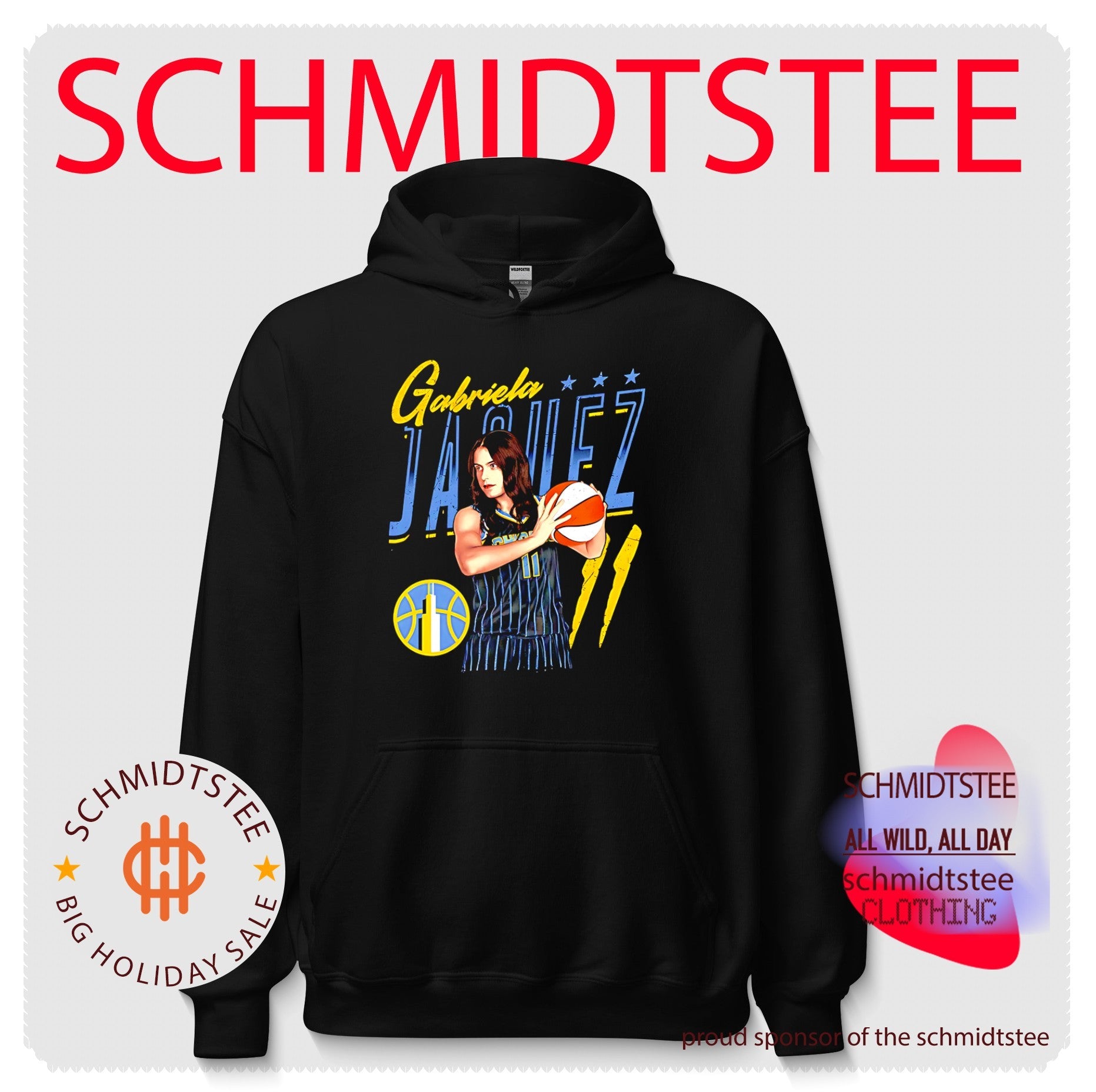 WNBA Gabriela Jaquez number 11 illustration shirt