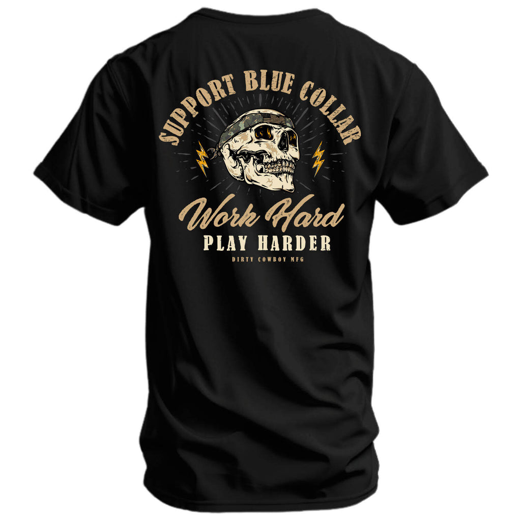 Work Hard Play Harder Men's T-Shirt Hoodie, Sweatshirt | CoreVibeTees.com (Image 1)