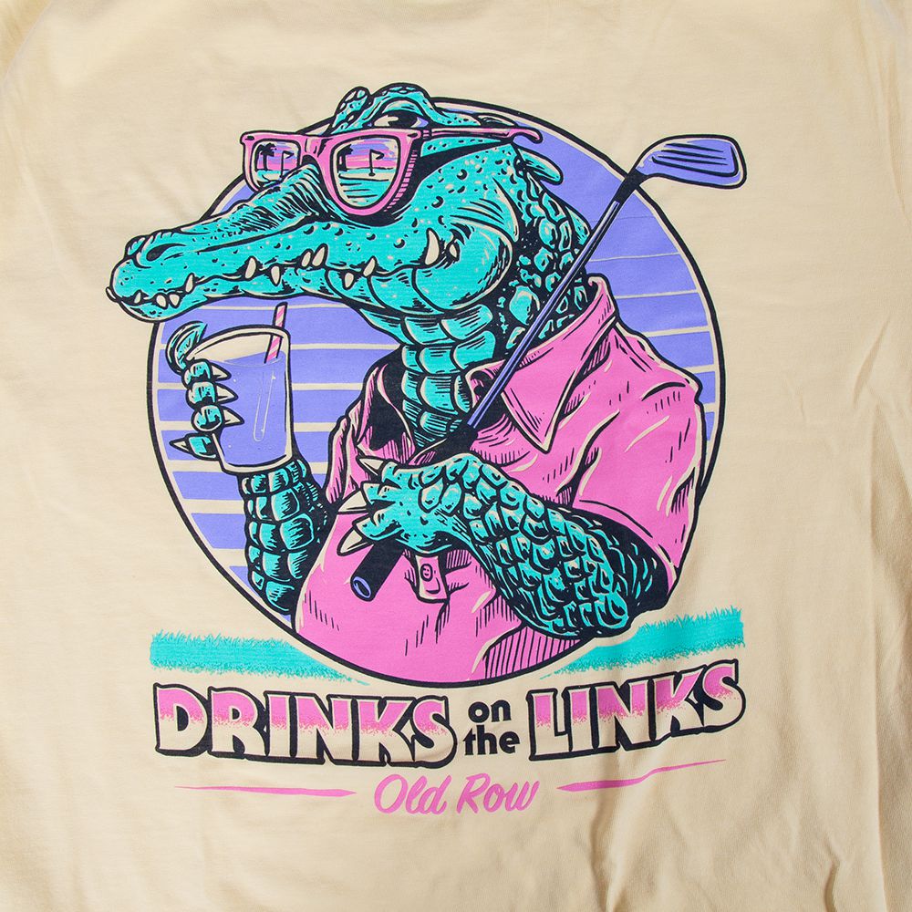 Drinks On The Links Pocket Tee Hoodie, Sweatshirt | CoreVibeTees.com (Image 2)