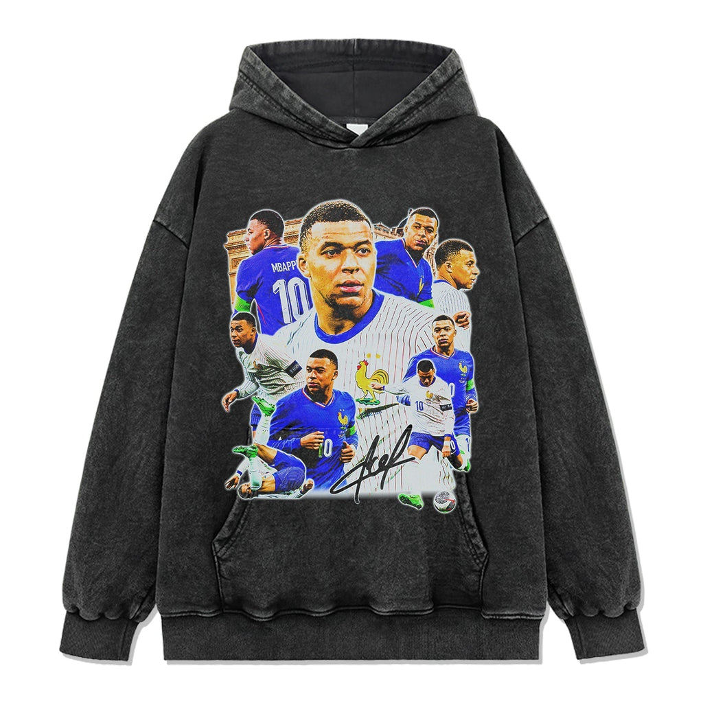 Kylian MbappÃ© â€œSignatureâ€ Hoodie T-Shirts, Sweatshirt | CoreVibeTees.com (Image 3)