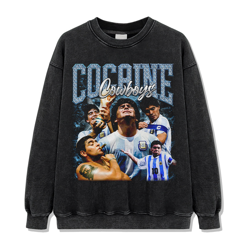 Cocaine Cowboys By Diego Maradona Sweatshirt T-Shirts, Hoodie | CoreVibeTees.com (Image 2)