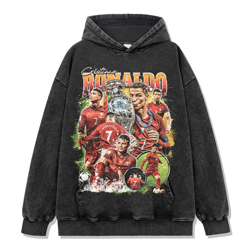 Cristiano Ronaldo â€œSignatureâ€ Hoodie T-Shirts, Sweatshirt | CoreVibeTees.com (Image 2)