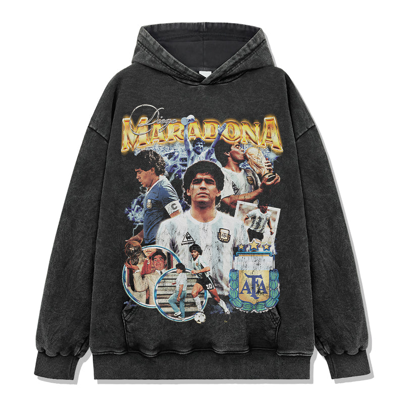 Diego Maradona â€œSignatureâ€ Hoodie T-Shirts, Sweatshirt | CoreVibeTees.com (Image 2)