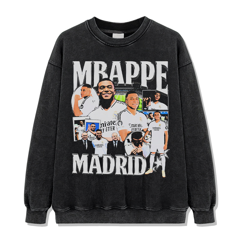 Madrid By MbappÃ© Sweatshirt T-Shirts, Hoodie | CoreVibeTees.com (Image 3)