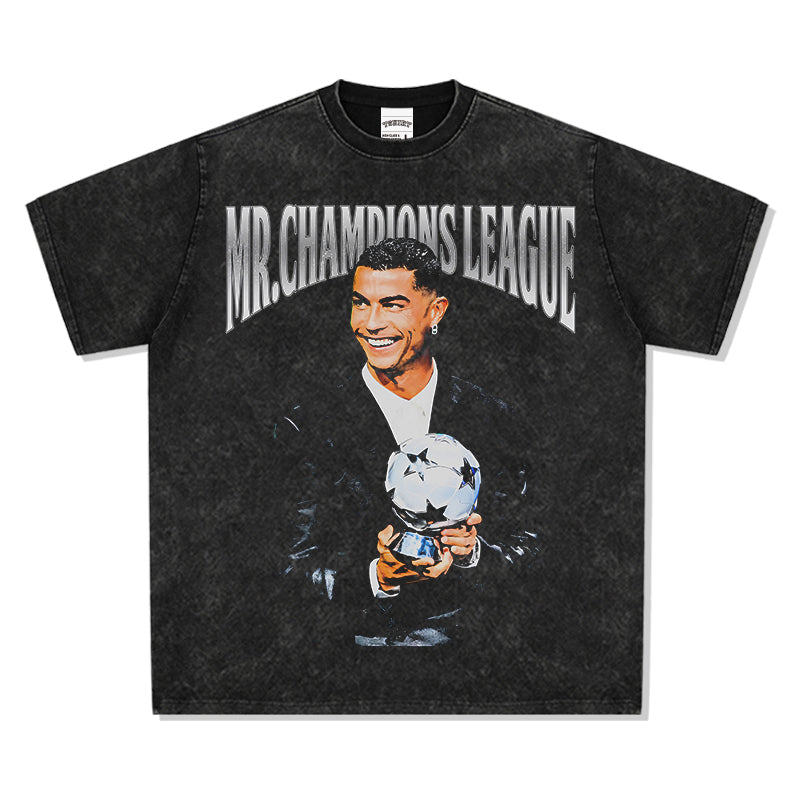 Mr. Champions League By Cristiano Ronaldo Tee Hoodie, Sweatshirt | CoreVibeTees.com (Image 3)