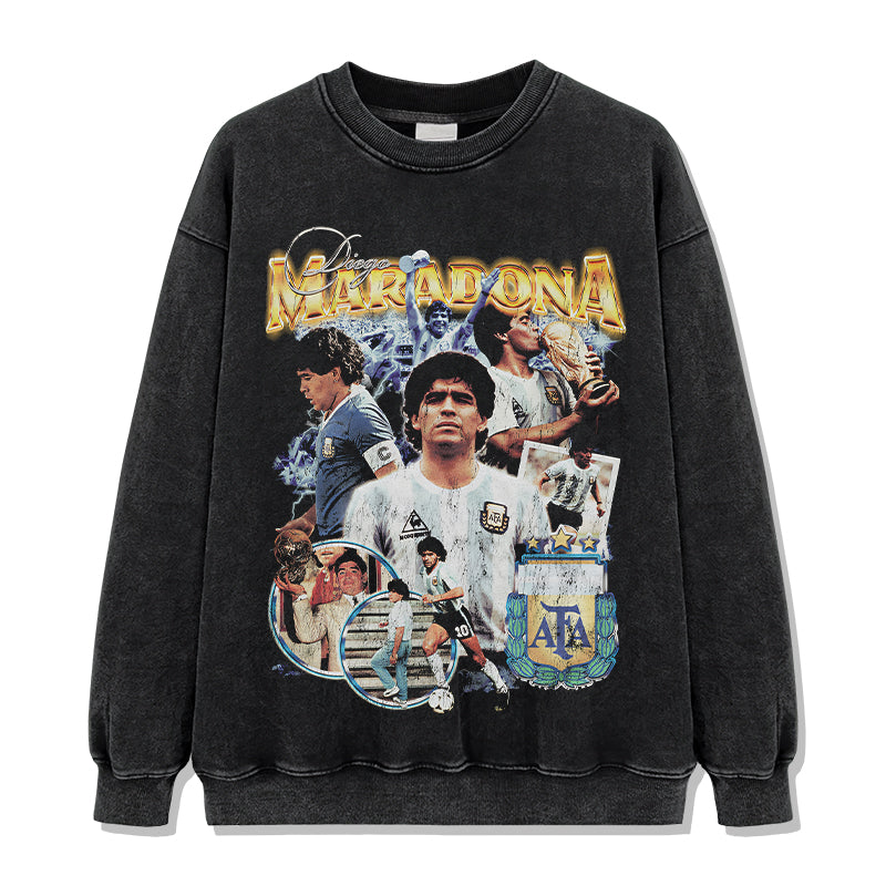 Diego Maradona â€œSignatureâ€ Sweatshirt T-Shirts, Hoodie | CoreVibeTees.com (Image 2)