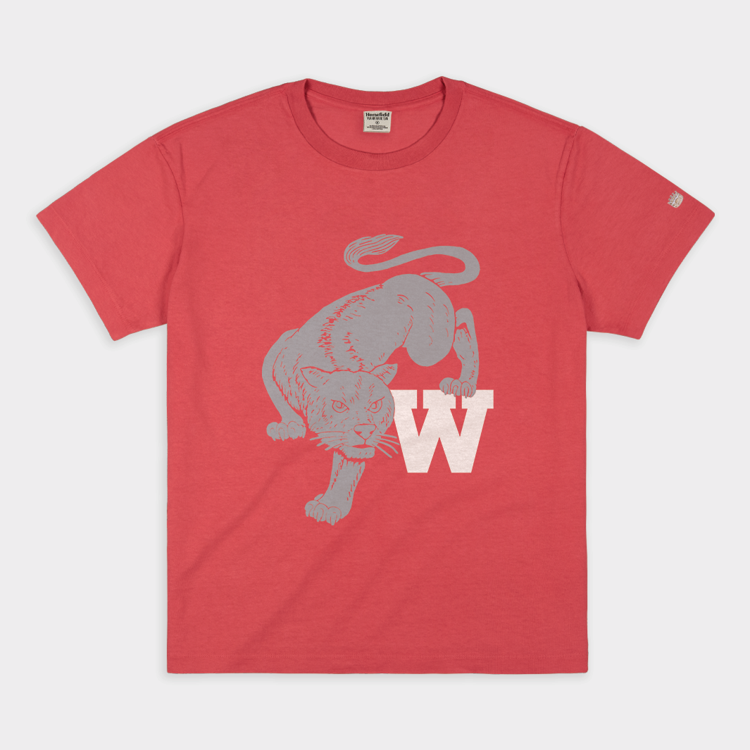 WSU Cougar Vintage Heavyweight Tee Style001 Hoodie, Sweatshirt | CoreVibeTees.com (Image 1)
