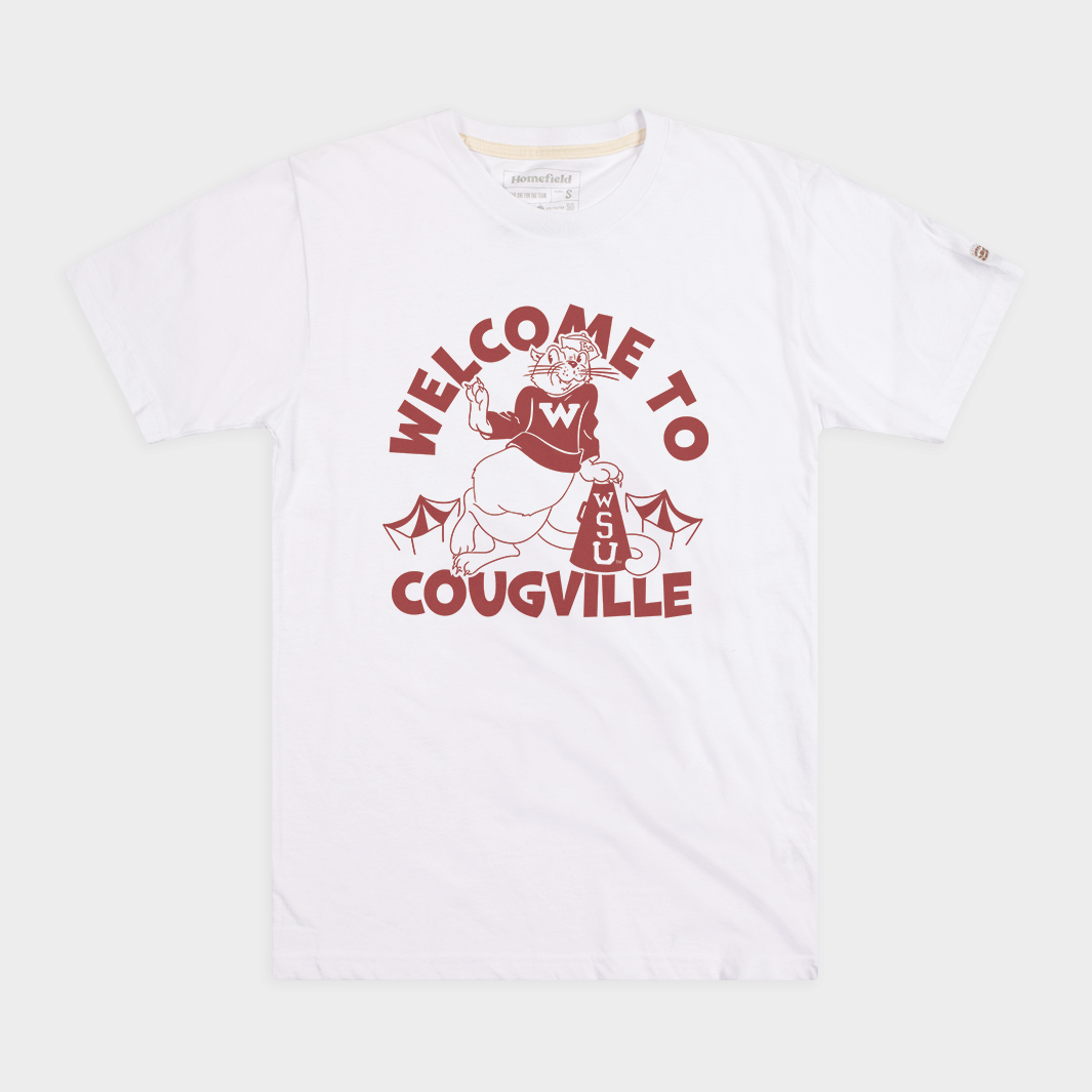 Retro ‚ÄúWelcome to Cougville‚Äù Washington State Tee Style001 Hoodie, Sweatshirt | CoreVibeTees.com