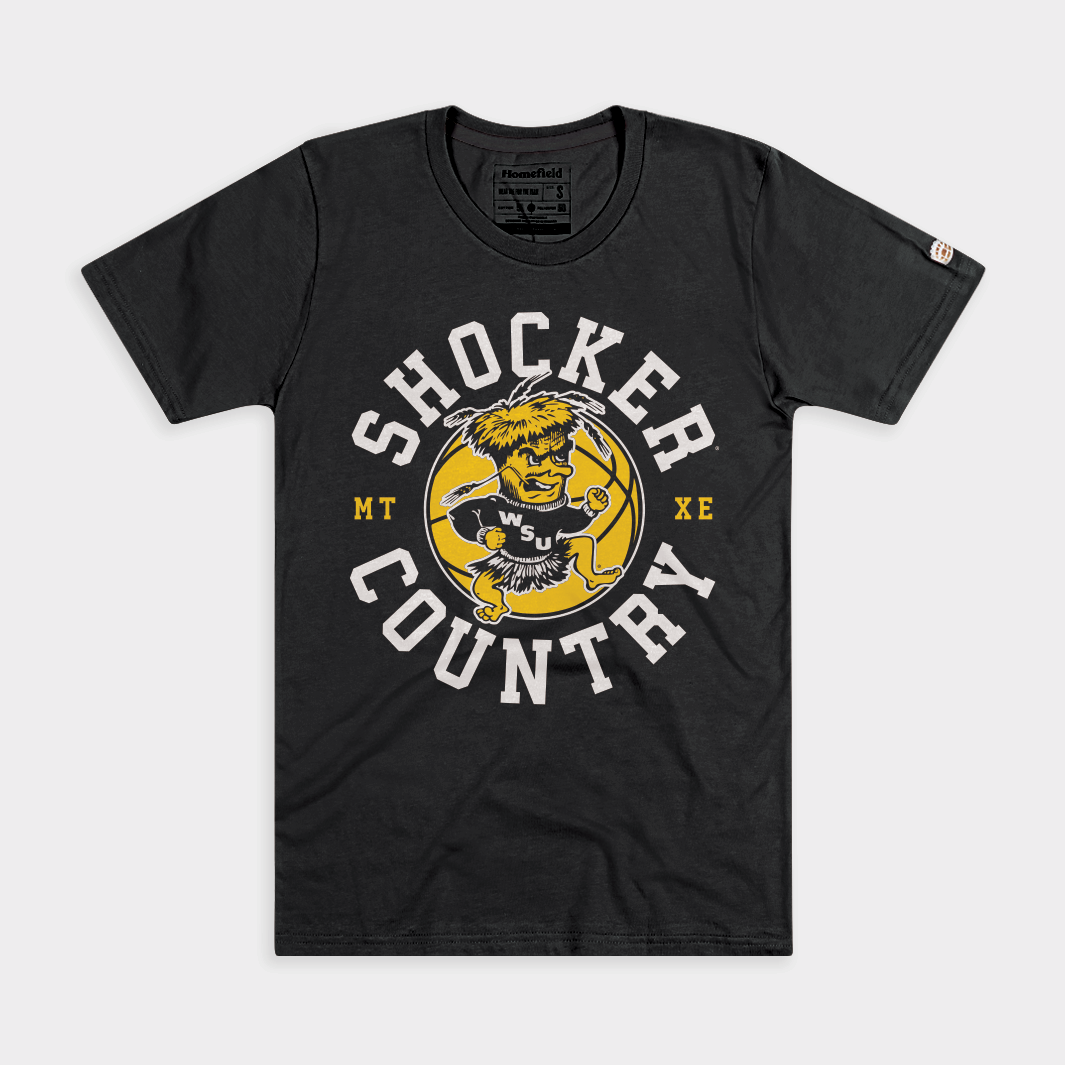 Wichita State "Shocker Country" Basketball Tee Style001 Hoodie, Sweatshirt | CoreVibeTees.com