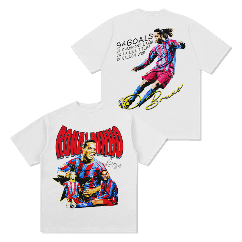 Ronaldinho "Signature" Tee Hoodie, Sweatshirt | CoreVibeTees.com (Image 4)