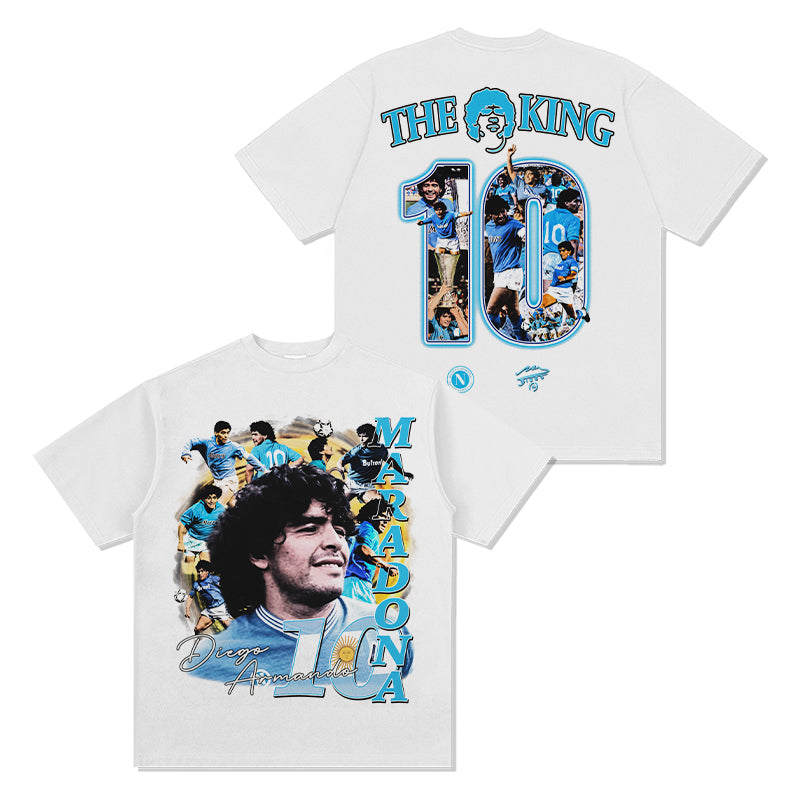 Diego Maradona The King Tee Hoodie, Sweatshirt | CoreVibeTees.com (Image 4)