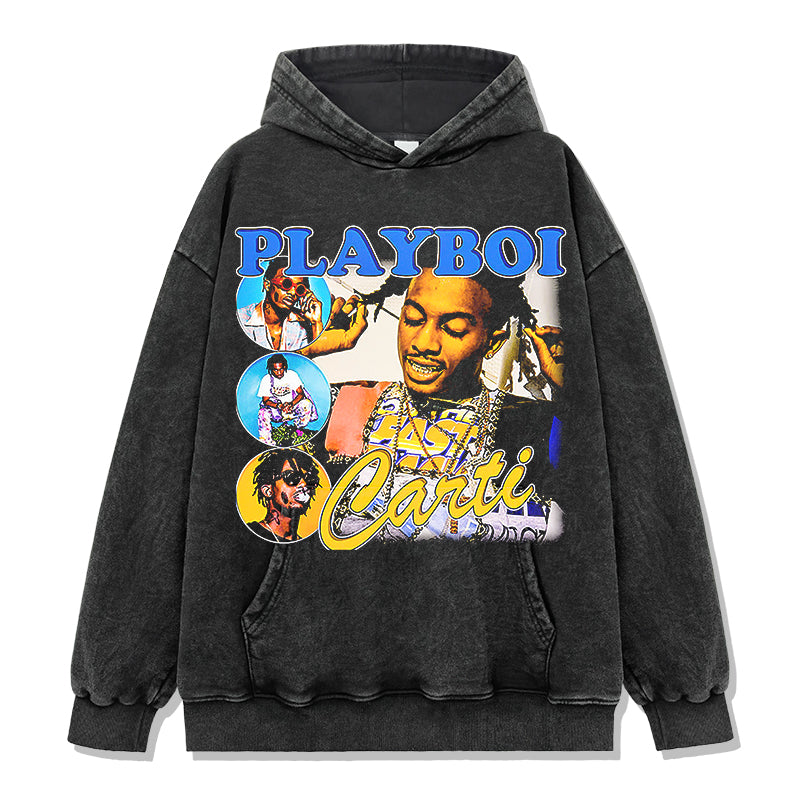 Playboi Carti Hoodie Style002 T-Shirts, Sweatshirt | CoreVibeTees.com (Image 2)