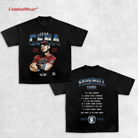 WWE John Cena Farewell Tour T-Shirt, Wrestling Tee, Wrestling Graphic Tee, Wrestler Shirt, Sports Shirt, Vintage Wresting Shirt, Wrestling Fan Gift