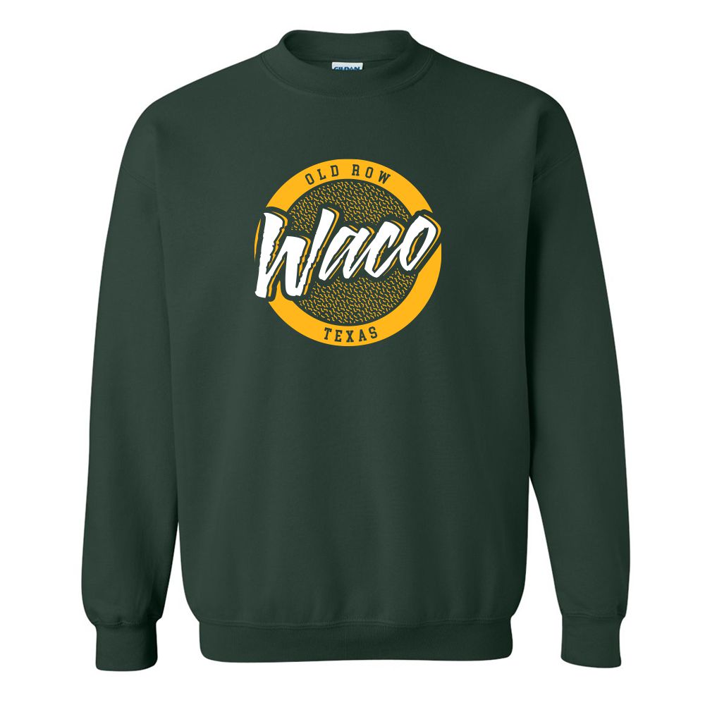Waco, Texas Circle Logo Crewneck Sweatshirt T-Shirts, Hoodie | CoreVibeTees.com