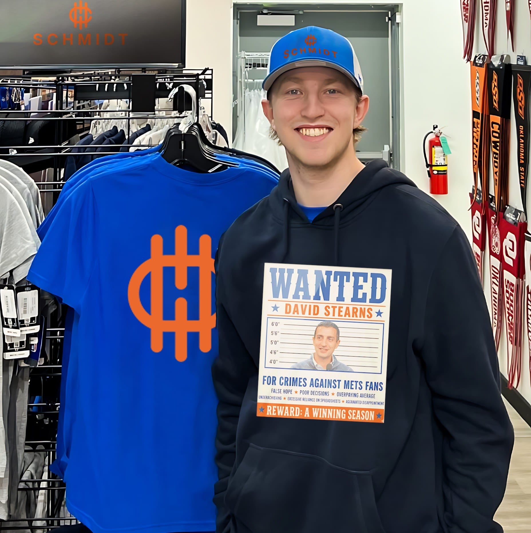 Wanted David Stearns For Crimes Against Mets Fans shirt