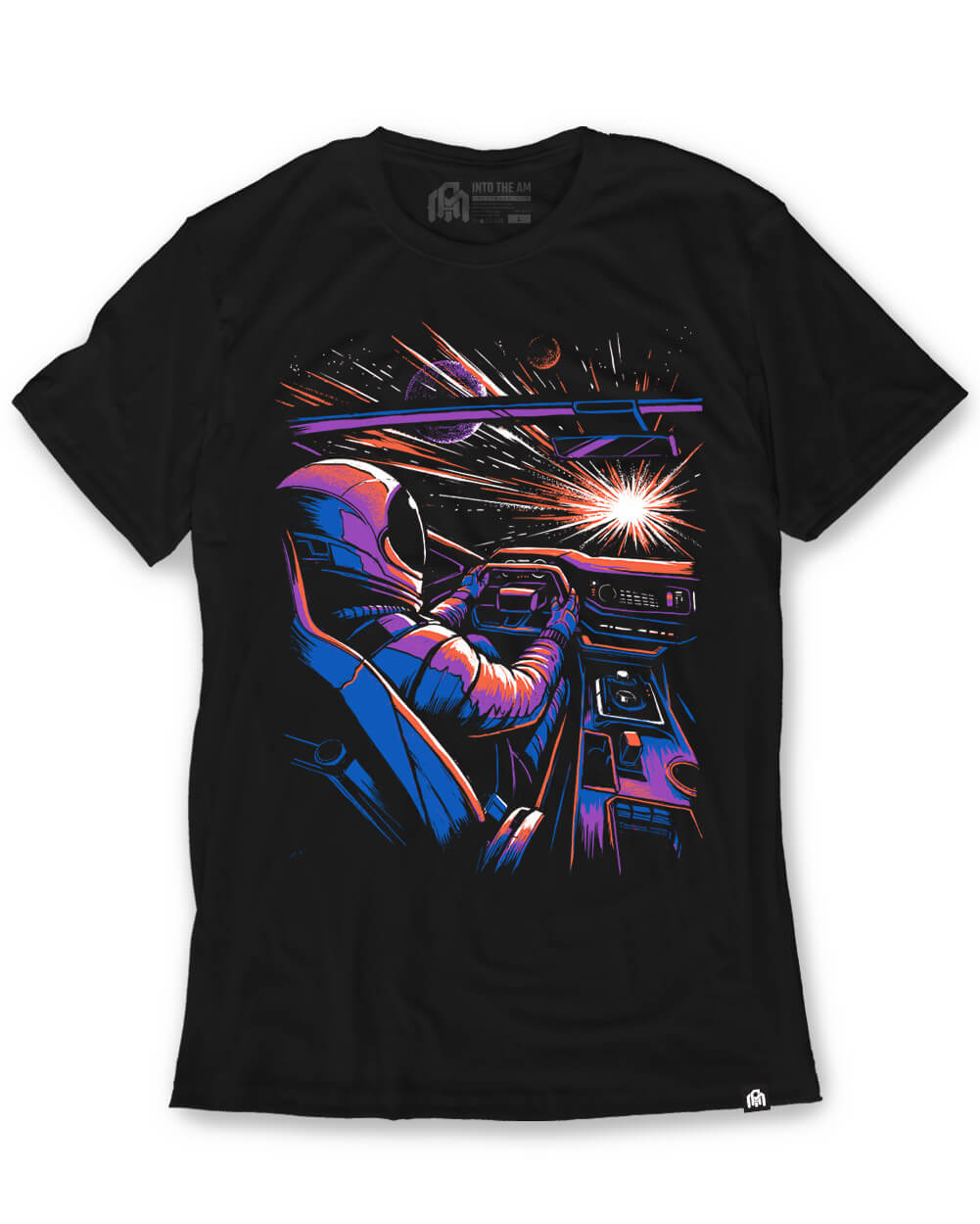 Warp Speed Glow-in-the-Dark Tee Hoodie, Sweatshirt | CoreVibeTees.com (Image 1)