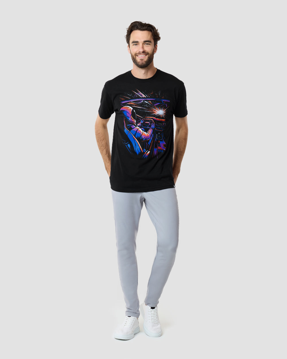 Warp Speed Glow-in-the-Dark Tee Hoodie, Sweatshirt | CoreVibeTees.com (Image 4)