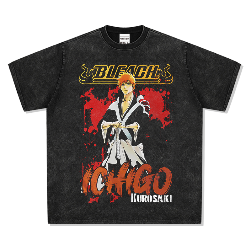 Bleach  Kurosaki Ichigo "Anime" TEE Hoodie, Sweatshirt | CoreVibeTees.com (Image 2)