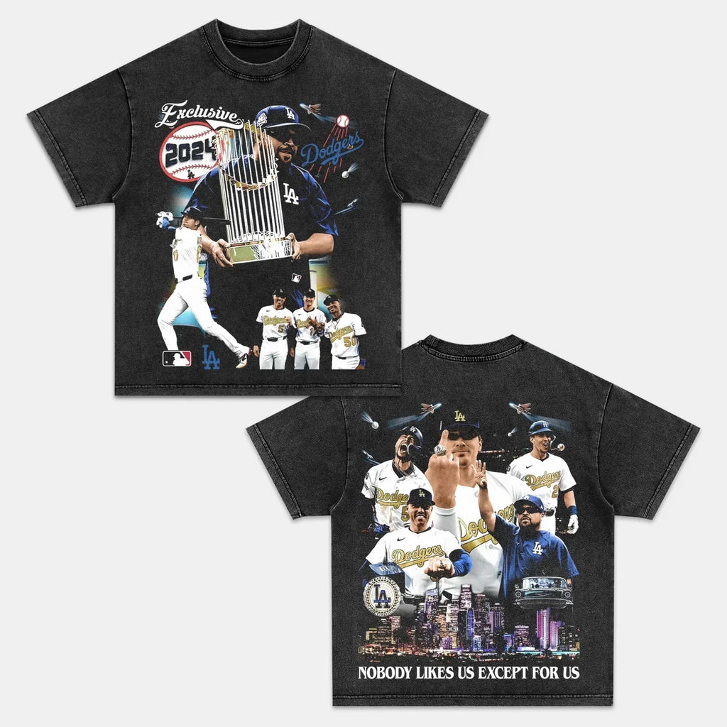 Dodgers Back Design TEE Hoodie, Sweatshirt | CoreVibeTees.com (Image 2)