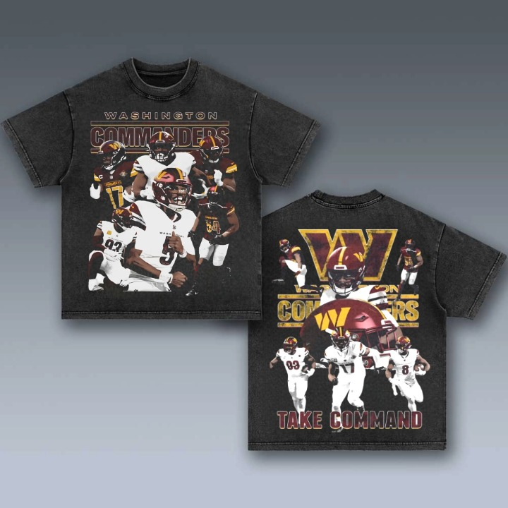 Washington Commanders Back Design TEE Hoodie, Sweatshirt | CoreVibeTees.com (Image 2)