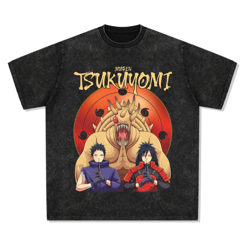 Mugen Tsukuyomi Obito and Madara "Anime" TEE Hoodie, Sweatshirt | CoreVibeTees.com (Image 3)