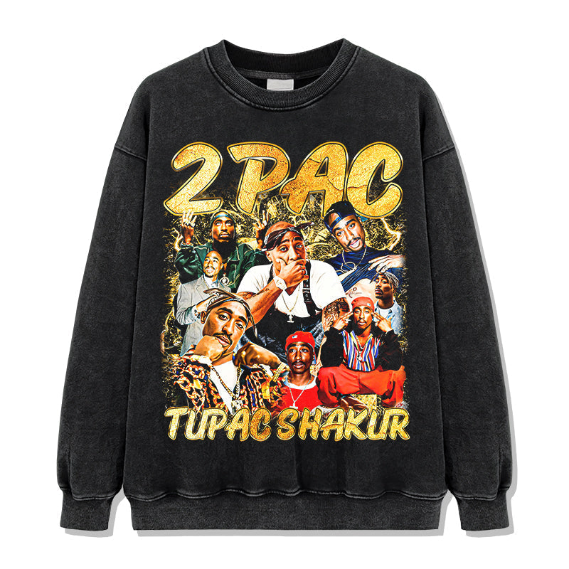 Tupac Shakur Sweatshirt Style021 T-Shirts, Hoodie | CoreVibeTees.com (Image 2)