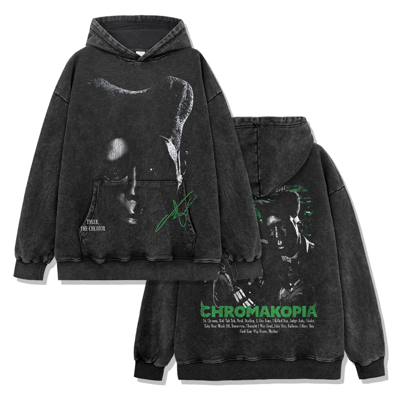 TYLER, THE CREATOR CHROMAKOPIA â€œIYGLâ€ VINTAGE HOODIE T-Shirts, Sweatshirt | CoreVibeTees.com (Image 2)