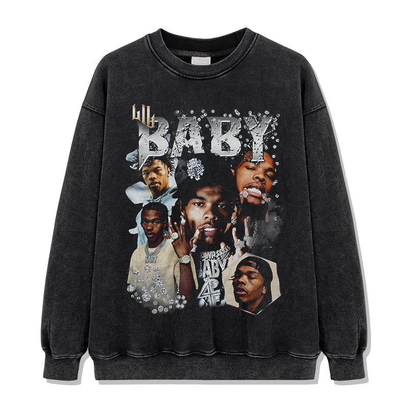 Lil Baby Sweatshirt Style004 T-Shirts, Hoodie | CoreVibeTees.com (Image 2)