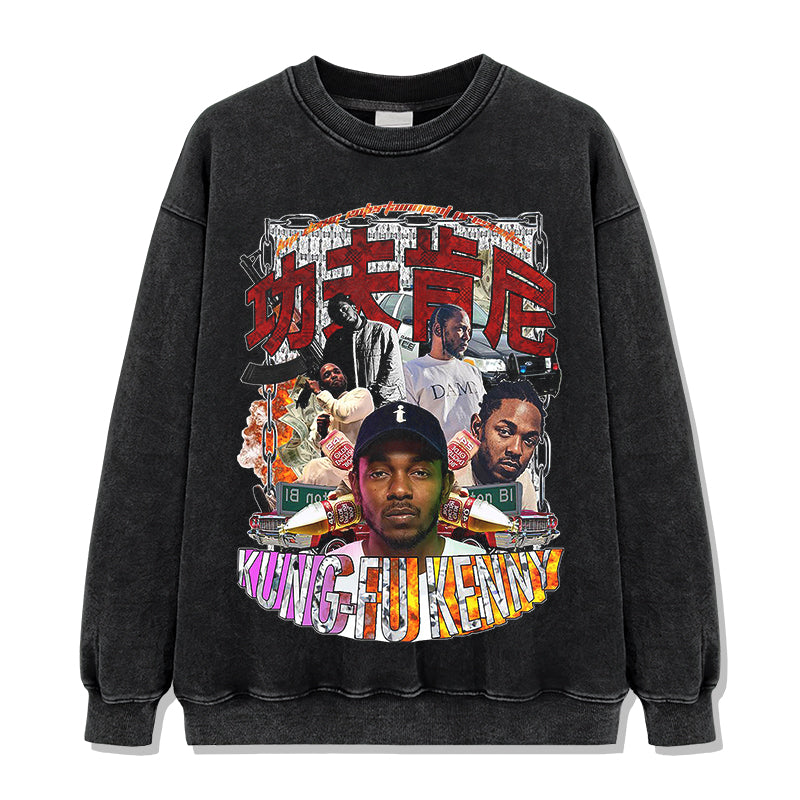 Kungfu Kenny By Kendrick Lamar Sweatshirt T-Shirts, Hoodie | CoreVibeTees.com (Image 2)