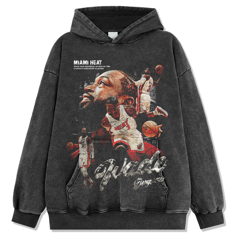 Dwyane Wade HOODIE NBA T-Shirts, Sweatshirt | CoreVibeTees.com (Image 2)