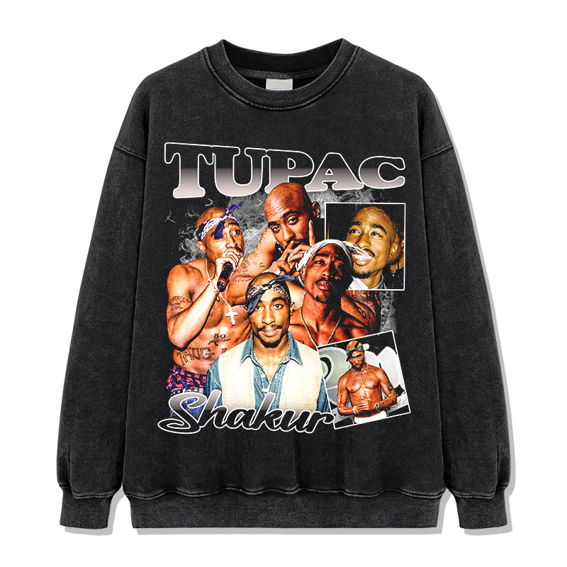 Tupac Shakur Sweatshirt Style013 T-Shirts, Hoodie | CoreVibeTees.com (Image 2)