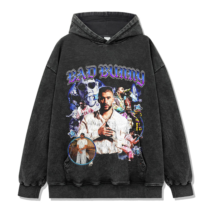 Bad Bunny Hoodie Style001 T-Shirts, Sweatshirt | CoreVibeTees.com (Image 2)