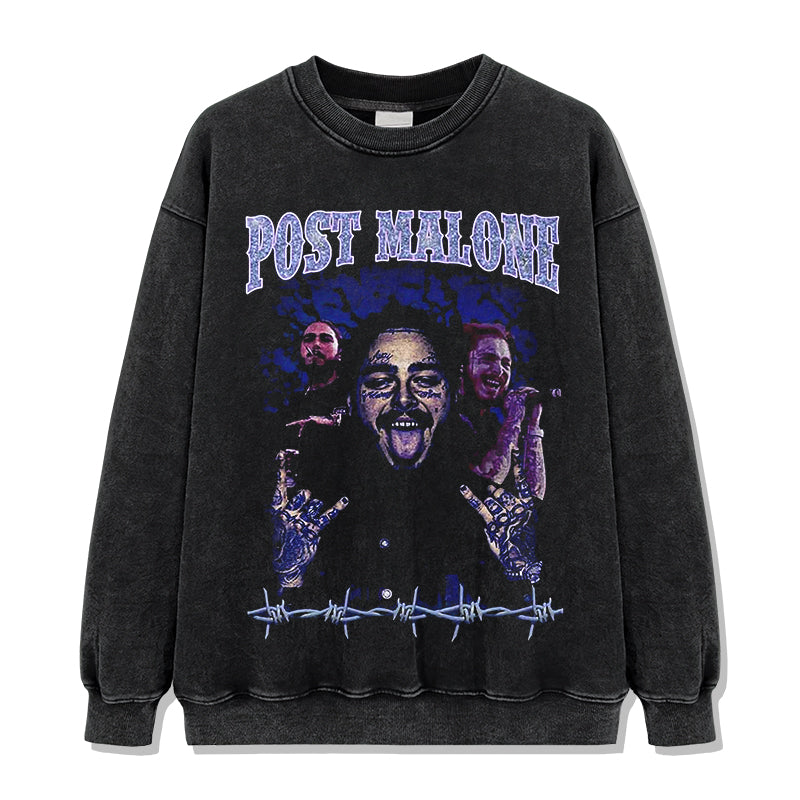 Post Malone Sweatshirt Style003 T-Shirts, Hoodie | CoreVibeTees.com (Image 2)